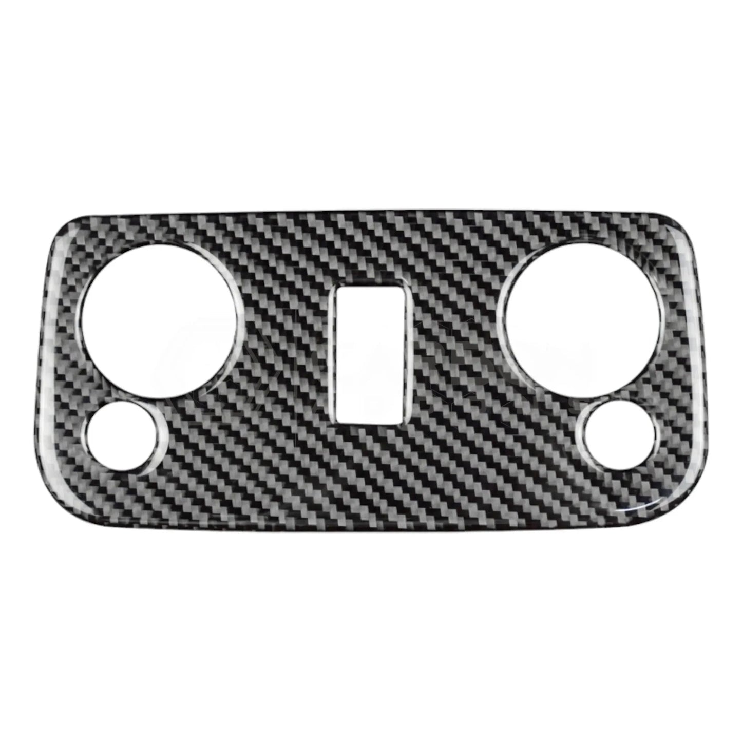 Real Carbon Fiber Overhead Dome Reading Light Trim Overlay For S197 Mustang 2005-2009