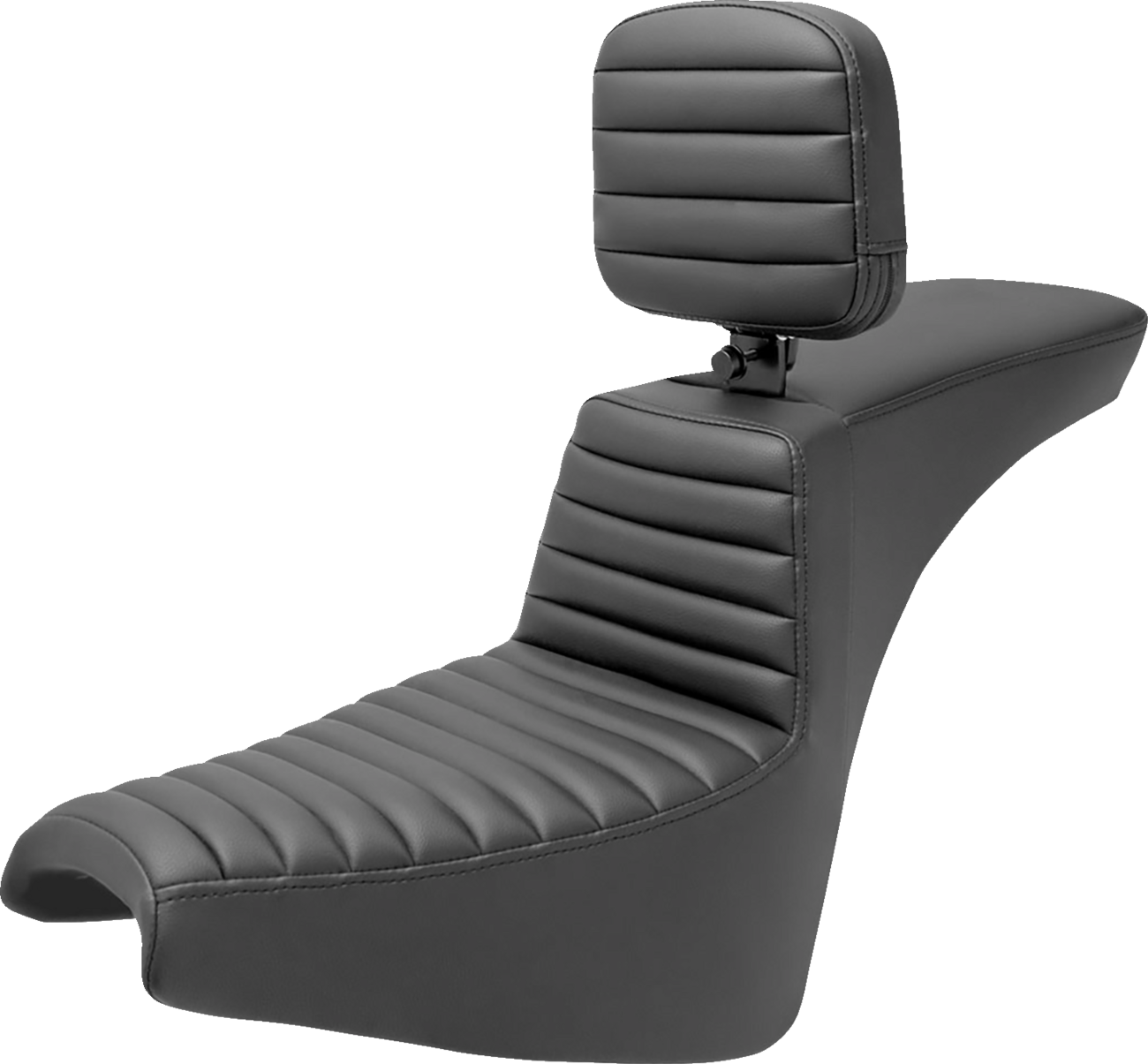 SADDLEMEN Tour Step Up Seat - Rider Backrest - Tuck-n-Roll - FXBB/FXST '18-'22 818-30-191BR
