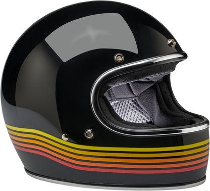 BILTWELL Gringo Helmet - Gloss Black Spectrum - XL 1002-536-105