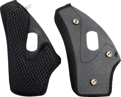 AFX FX-37X Cheek Pads - Black - 2XL 0134-3386
