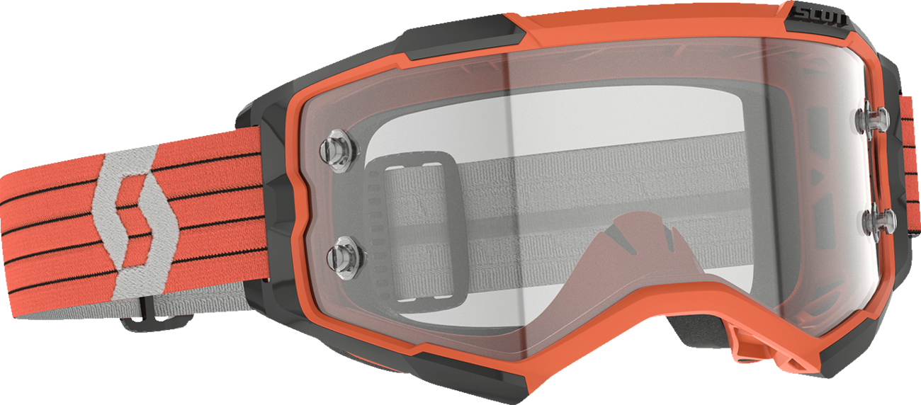 SCOTT Fury Goggle - Orange/Gray - Clear 274514-1011113