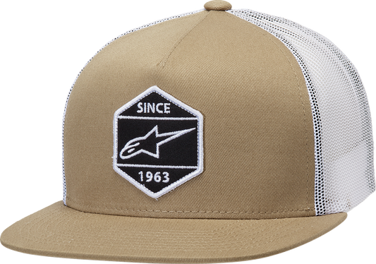 ALPINESTARS Bolt Trucker Hat - Sand/White - One Size 1213810142320OS
