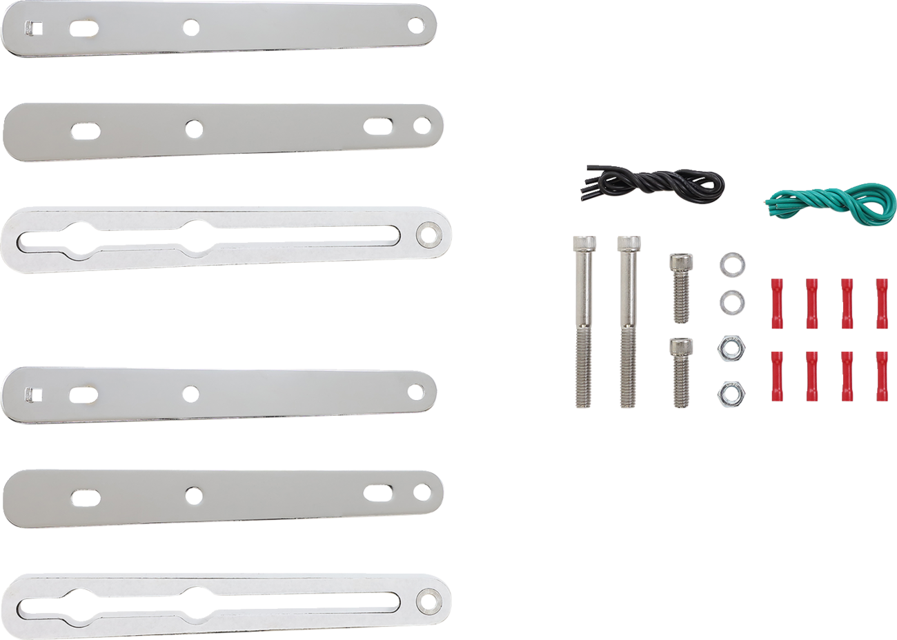 SADDLEMEN Turn Signal Relocation Kit - Sportster - Chrome 2020-0349