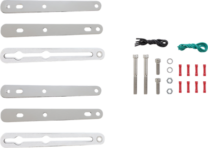 SADDLEMEN Turn Signal Relocation Kit - Sportster - Chrome 2020-0349