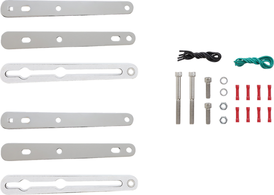 SADDLEMEN Turn Signal Relocation Kit - Sportster - Chrome 2020-0349