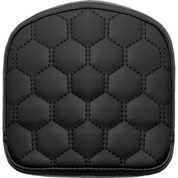 SADDLEMEN RoadSofa™ Sissy Bar Pad - Honeycomb - Black Stitching 40849