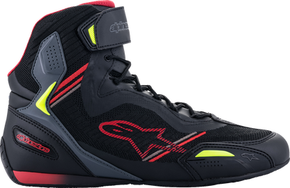 ALPINESTARS Faster-3 Rideknit® Shoes - Black/Red/Yellow - US 10.5 251031913611