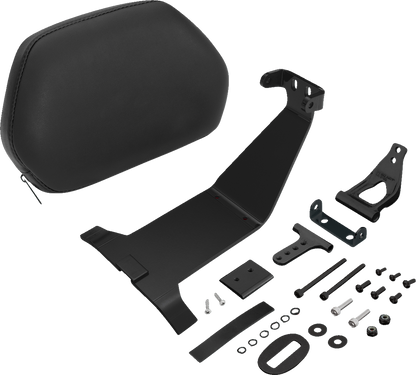 SHOW CHROME Passenger Backrest - Smooth - Black - Ryker '20-'22 41-420