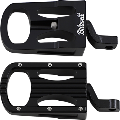 BILTWELL XL Step Footpegs - Black 7006-203-02