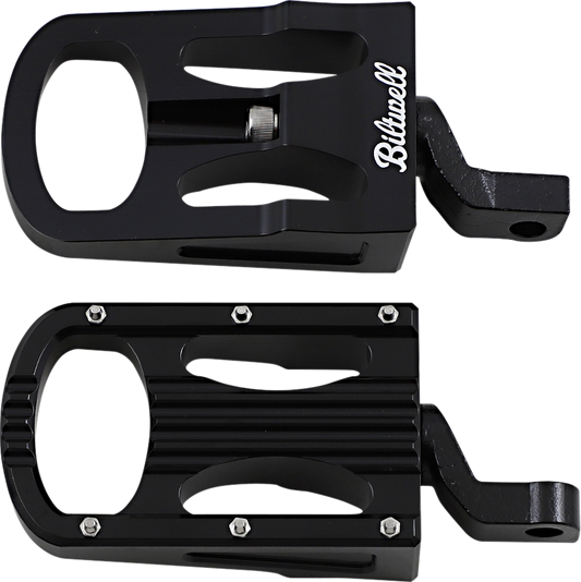 BILTWELL XL Step Footpegs - Black 7006-203-02