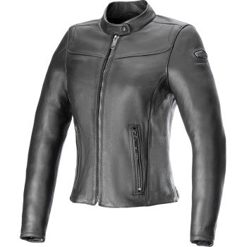 ALPINESTARS Stella Tory Leather Jacket - Black - Medium 3113824-1100-M
