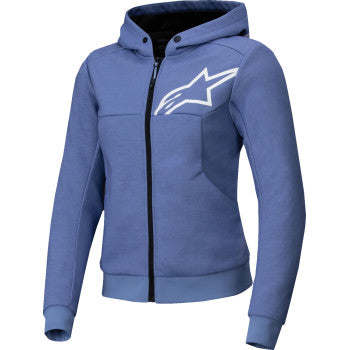 ALPINESTARS Stella Chrome v2 Sport Hoodie - Blue Violet/White - XL 4210225-7185-XL
