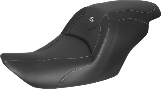 SADDLEMEN Roadsofa Carbon Fiber Seat - Carbon Fiber Weave - without Backrest - GL1800 '14-'17 H23-20-185