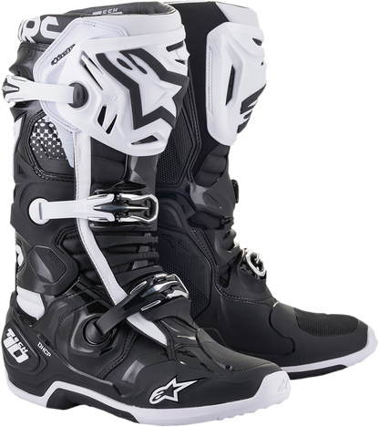ALPINESTARS Tech 10 Boots - Black/White - US 14 2010020-12-14
