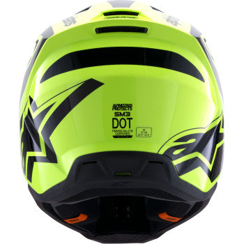 ALPINESTARS SM3 Helmet - Heat - Gloss Yellow Fluo/Black - 2XL 8301026-5011-XXL