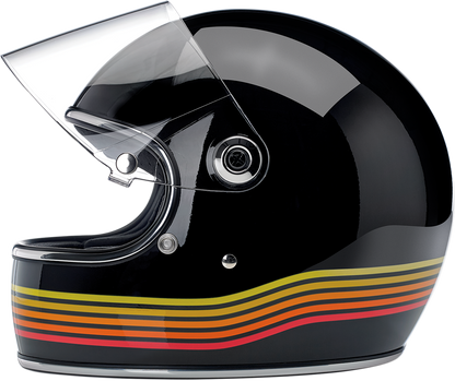 BILTWELL Gringo S Helmet - Gloss Black Spectrum - Medium 1003-536-103