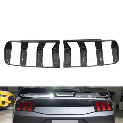 2024+ S650 Mustang Hard Carbon Fiber Taillight Trim Cover