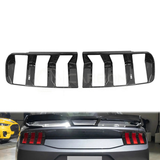 2024+ S650 Mustang Hard Carbon Fiber Taillight Trim Cover
