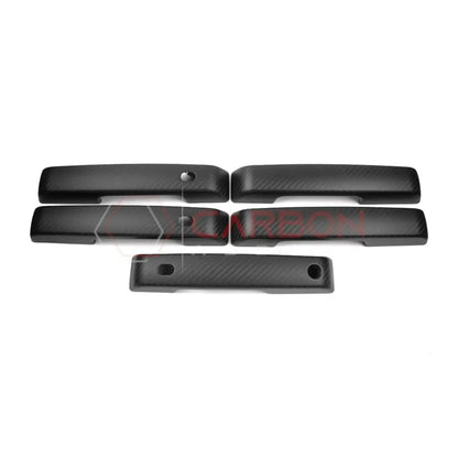 Real Carbon Fiber Exterior Door Handle Covers For 2021+ Ford Bronco