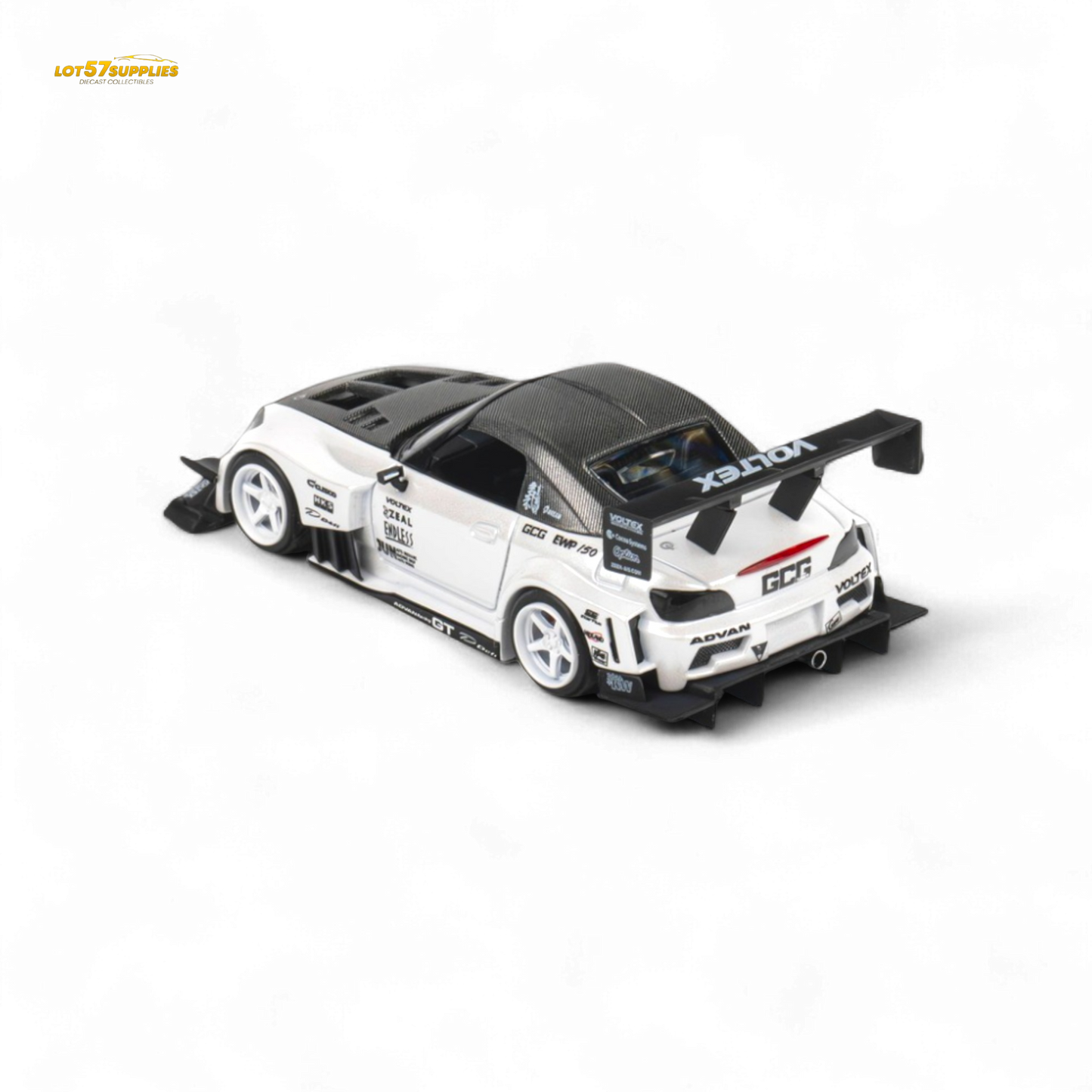 Microturbo Custom S2000 - Metallic White TOP FUEL 1:64