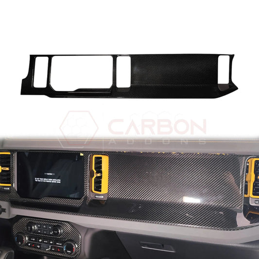2021+ Bronco Real Carbon Fiber Dashboard Cover