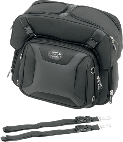 SADDLEMEN FTB2500 Sport Sissy Bar and Combo Bag 3515-0141