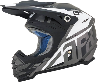 AFX FX-19R Helmet - Racing - Frost Gray - Small 0110-7073