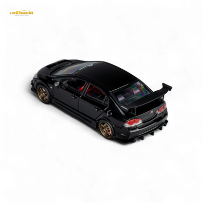 (Pre-Order) Microturbo Custom FD2 J'S Racing - Metallic Black 1:64