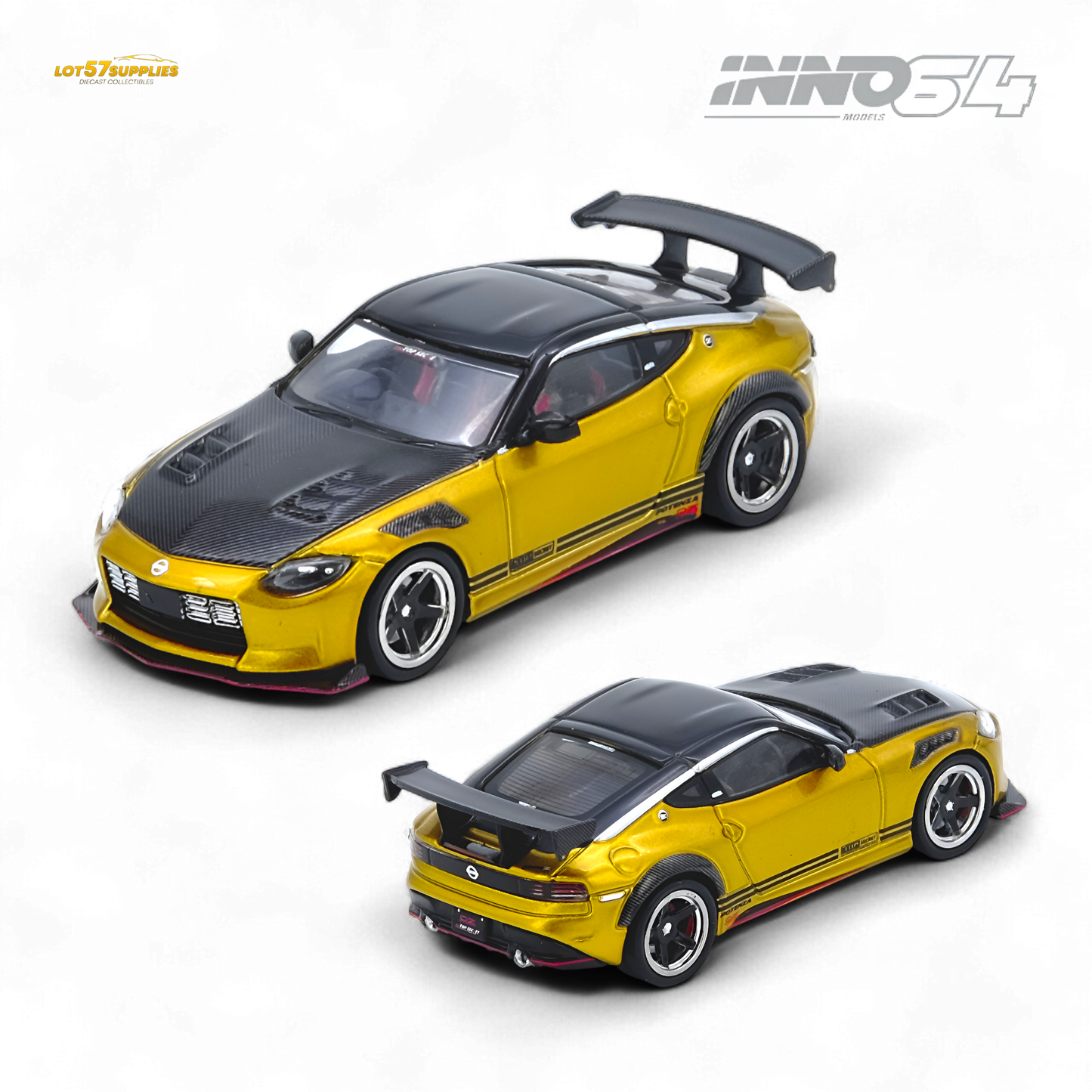 (Pre-Order) Inno64 Top Secret Fairlady Z RZ34 - Gold 1:64