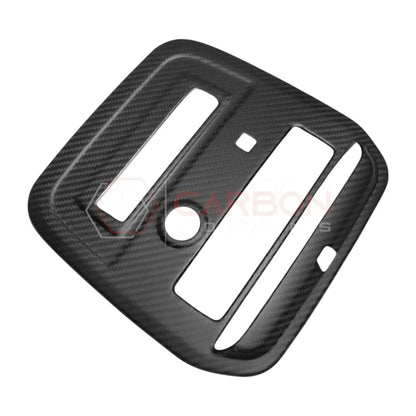 Real Carbon Fiber Overhead Reading Light Trim Cover For 2021+ Bronco