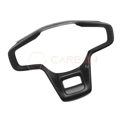 Real Carbon Fiber Steering Wheel Button Trim Cover For 2021+ Bronco