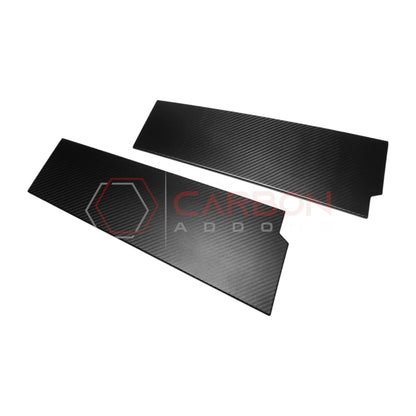 2021+ Ford Bronco 4-Door Real Dry Carbon Fiber B-Pillar Trim Covers (Glossy or Matte)