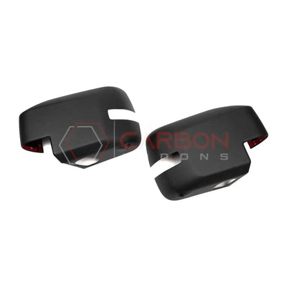 Real Carbon Fiber Mirror Cap Cover with Turn Signal For 2021+ Ford Bronco