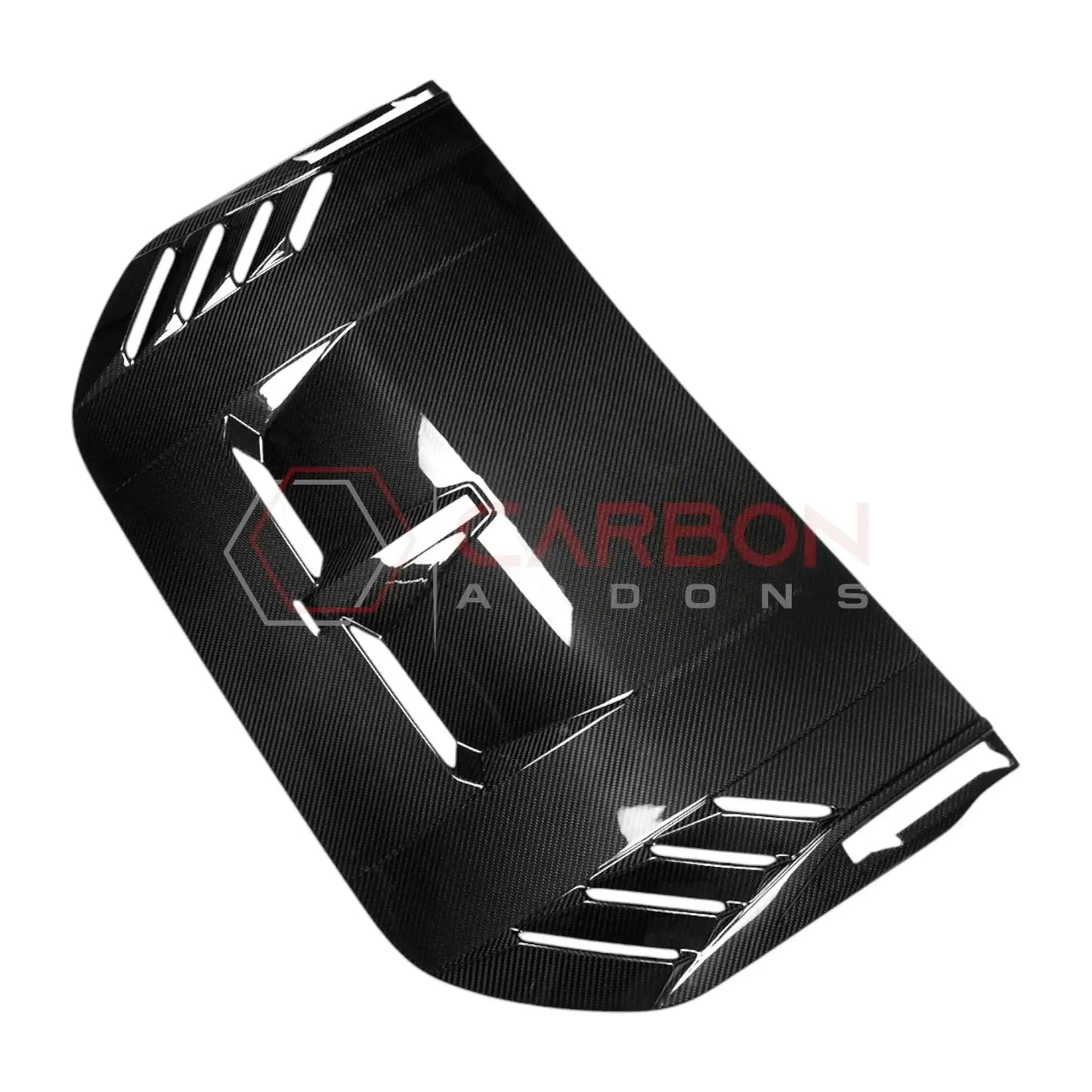 Real Carbon Fiber Hood Vent Trim Cover For 2021+ Bronco Raptor
