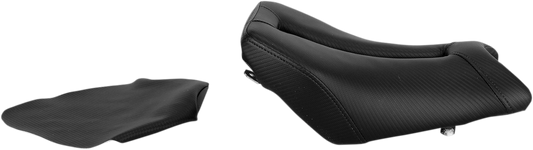 SADDLEMEN Gel Channel Track Carbon Fiber Sport Seat - Black - S1000RR 0810-BM20