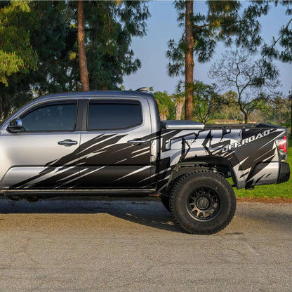 4x4 Off Road Truck Graphic Decal. Mud Splash Sticker. #6972