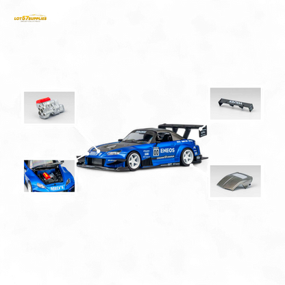 (Pre-Order) MicroTurbo S2000 ENEOS #00 TOP FUEL - Candy Blue 1:64