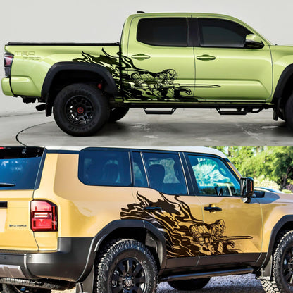 Samurai Warrior Graphic Car Decal Sticker. #6933