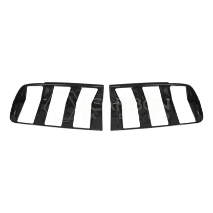 Real Carbon Fiber Taillight Trim Covers for 2024+ Ford Mustang