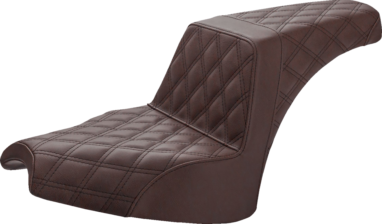 SADDLEMEN Step Up Seat - Full Lattice - Brown - Chief I21-04-175BR