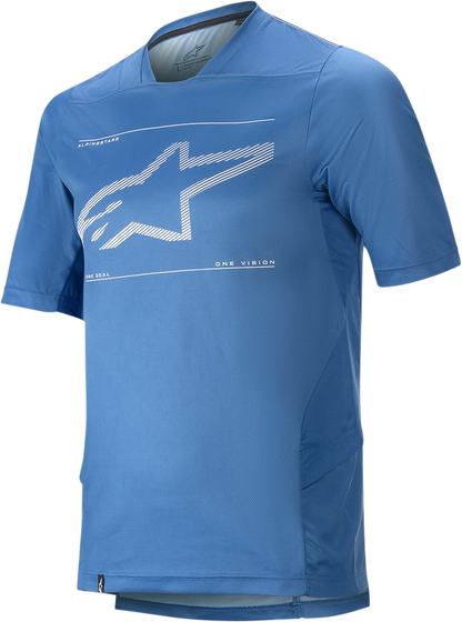 ALPINESTARS Drop 6.0 Jersey - Short-Sleeve - Blue - 2XL 1766320-7310-2X