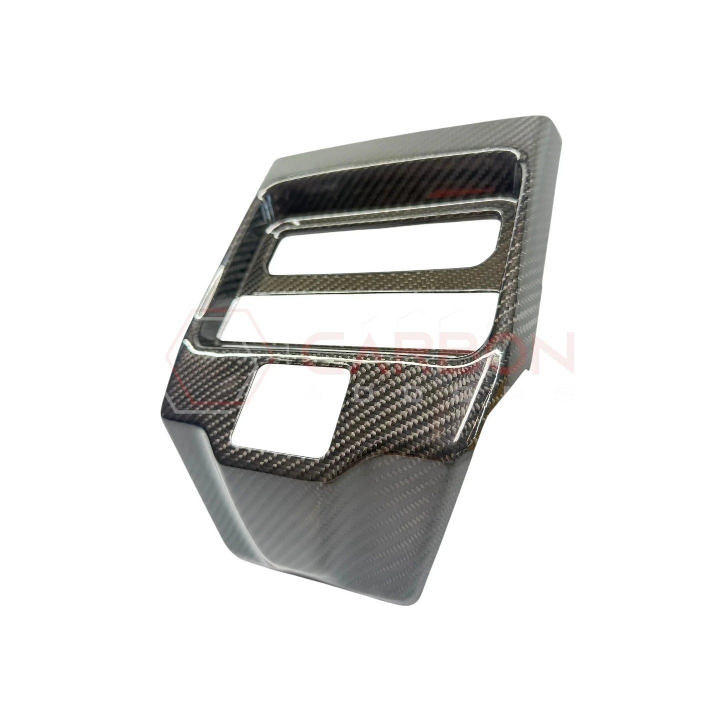 2019+ RAM 1500/TRX Interior Rear AC Vent Center Trim Real Carbon Fiber Cover