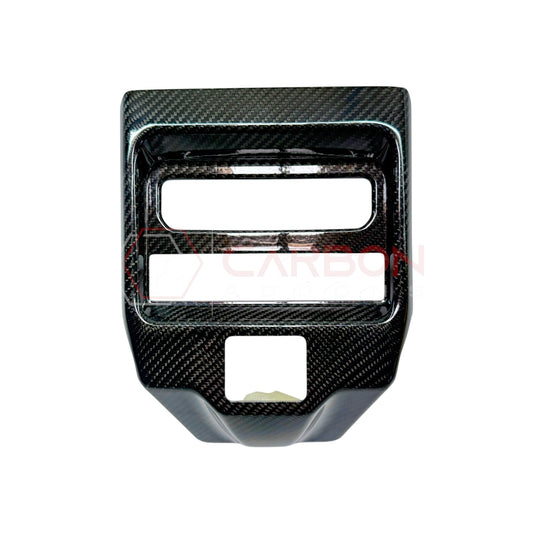 2019+ RAM 1500/TRX Interior Rear AC Vent Center Trim Real Carbon Fiber Cover