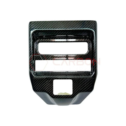 2019+ RAM 1500/TRX Interior Rear AC Vent Center Trim Real Carbon Fiber Cover