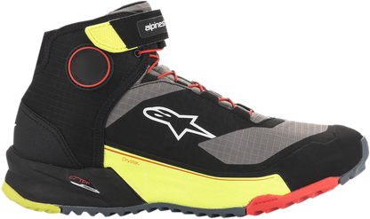 ALPINESTARS CR-X Drystar® Shoes - Black/Red/Yellow Fluorescent - US 9 261182015389