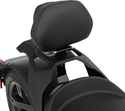 SHOW CHROME Quick-Detach Backrest - Black - Ryker '19-'21 41-405