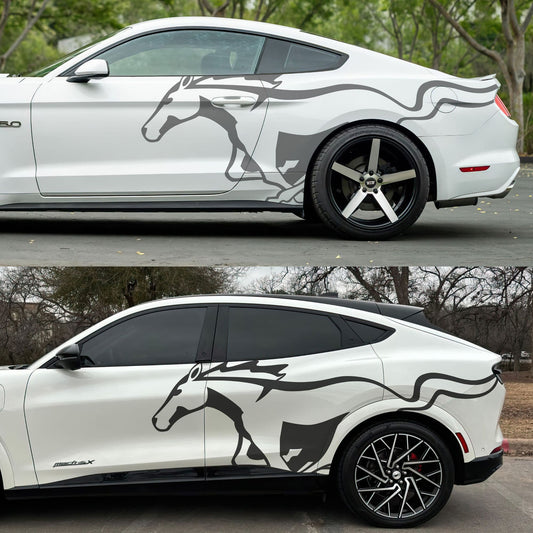 Mustang Horse Graphic Decal for Mustang Car, Mustang Mach-E. #7096-Sup