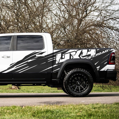 4x4 Off Road Truck Graphic Decal. Mud Splash Sticker. #6972