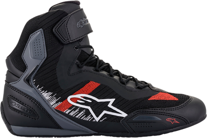 ALPINESTARS Faster-3 Rideknit® Shoes - Black/Gray/Red - US 9 251031911659