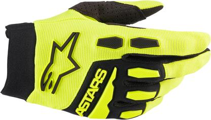 ALPINESTARS Full Bore Gloves - Fluo Yellow/Black - Medium 3563622-551-M